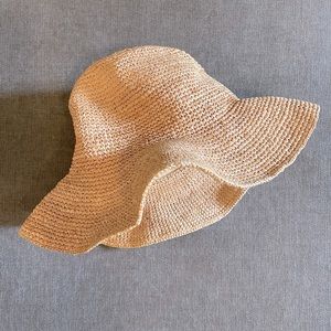 J Crew Wide-Brim Packable Straw Hat